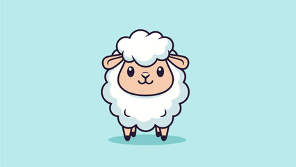 Obraz premium Bright Star Icon on Turquoise Background