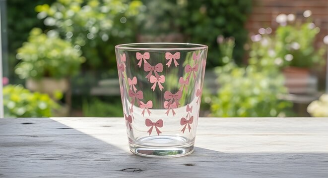 Pintrest bow glass.