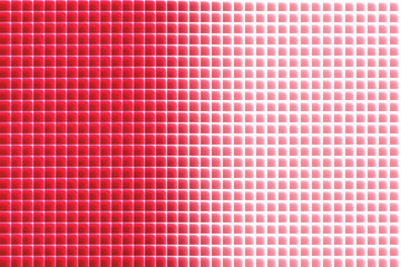 Naklejka premium Red and pink gradient square grid with rounded corners and glowing effect squares