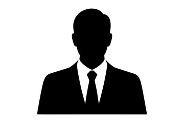 anonymous silhouette of businessman dressed in formal attire represents corporate identity and professionalism 