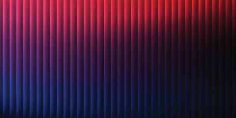 Retro chrome ribbed backdrop, synthwave futuristic aesthetic, glowing gradient transition, warm to cool color spectrum, trendy digital artwork