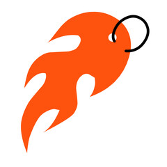 Keychain vector illustration