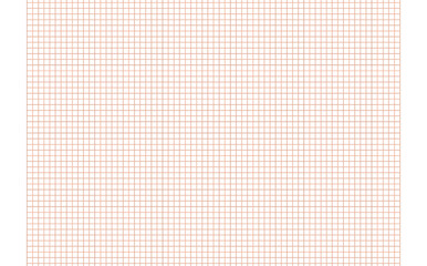 Graph paper. Printable squared grid paper with color horizontal lines. Geometric background for school, textures, notebook, diary. Realistic lined paper blank size reversal A5.