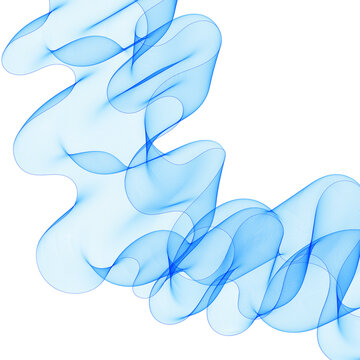 Abstract three-dimensional blue mesh wave in the style of futuristic digital graphics. png