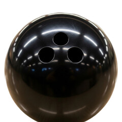 bowling ball on white background