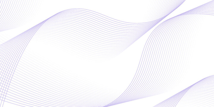 Abstract White Background with Pearl Waves. Blue, Pink, Purple, Silver and Gray Minimal Pattern with Line Texture. Elegant Light Gradient