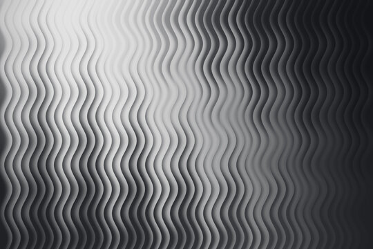 Abstract grayscale wavy lines create a textured flowing background pattern