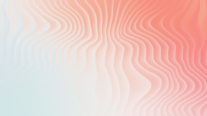 Abstract flowing waves in shades of peach pink and pale blue