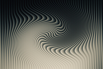 Abstract swirling lines creating a hypnotizing radial pattern in neutral tones