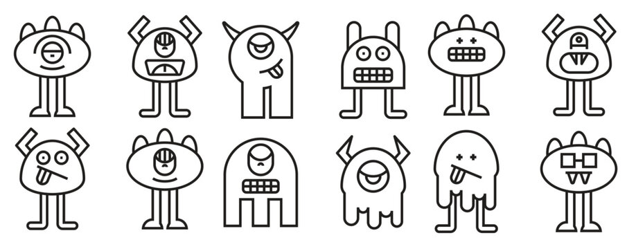  funny monster avatars
