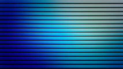 Obraz premium Horizontal blue and cyan gradient stripes on a dark blue background