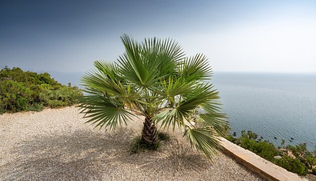 chamaerops humilis mediterranean fan palm west mediterranean coast native plant european fan palm dwarf palm palmetto landscape plant