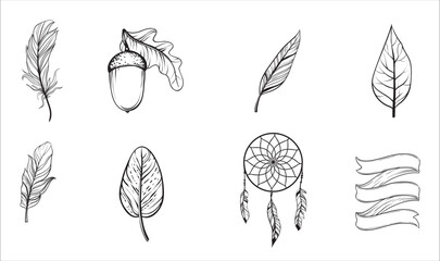 Intricate Native American Art Vector Pack for Tribal and Cultural Designs © Iske