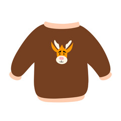 Winter sweater vector