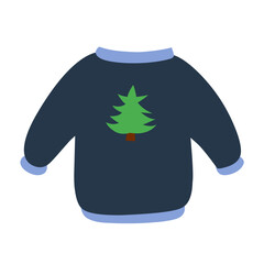 Winter sweater vector