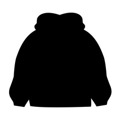 Winter sweater silhouette vector