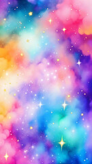 abstract background with stars