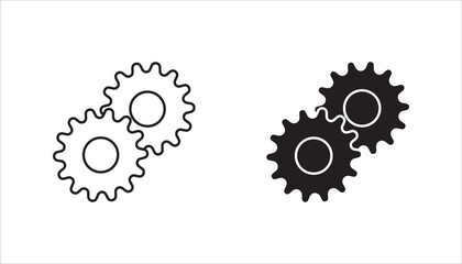 Cancer cell icon set, cancer disease vector illustration on white background.