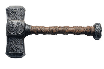 Legendary Valkyrie Horn for Battle isolated on transparent background