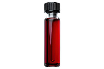 Dark Fantasy Blood Sample Vial isolated on transparent background
