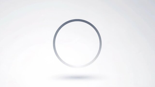 Minimal Circular Loading Animation Spinning Smoothly Loopable UI Motion Graphic