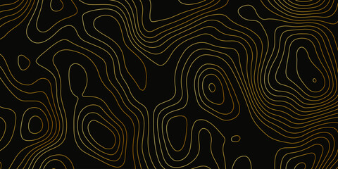 Topographic map background with geographic grid for hiking and mountain sport. luxury topographic wavy pattern and geographic grid map design. paper texture Imitation of a geographical map shades. © Abdur Rahman Safin 