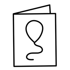 Birthday party vector icon