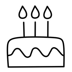 Birthday party vector icon