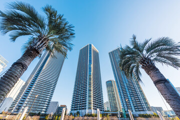 東京のベイエリアのタワーマンション