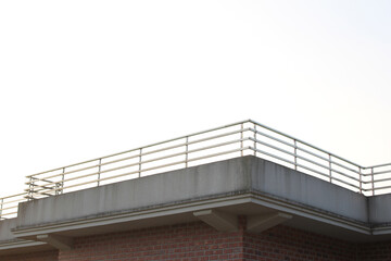 Fototapeta premium Roof Top Balcony with dramatic sky
