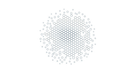 Green and Grey Dotted Pattern Design.