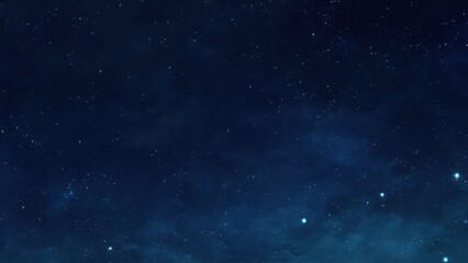 Obraz premium 星が広がる夜空の背景イラスト 神秘的な空