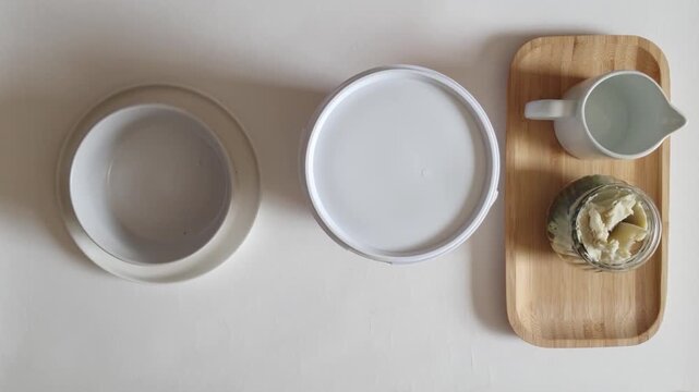 Making Shea Butter Infusion Close-Up