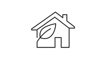 Fototapeta premium A comprehensive set of line icons representing real estate, property management, smart home technology, and urban development concepts.