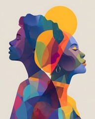 Gender equality awareness artwork inclusive and inspiring