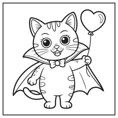 Obraz premium Spooky Valentine's Cute & Cozy