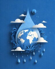 World Meteorological Day social media visual modern clean design