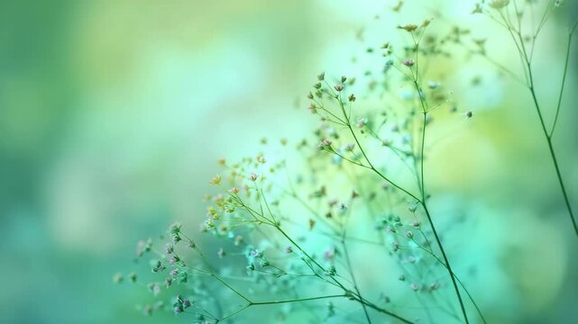 Soft mint green background with gentle gradients and natural light effect, fresh bright atmosphere ideal for creative calm digital visual compositions
