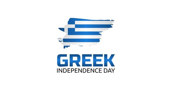 Greek independence day motion video, ideal for Greek independence day celebration