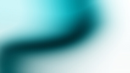 Fototapeta premium Dark curved shape on a teal gradient background isolated on a transparent background