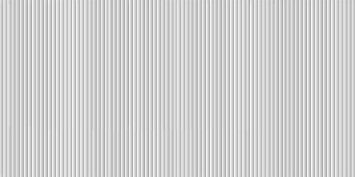 Transparent corrugated plastic ribbed glass background with abstract line patterns. 3D gradient light effects for retail windows or architectural panels. Vintage chrome reflections or polycarbonate.