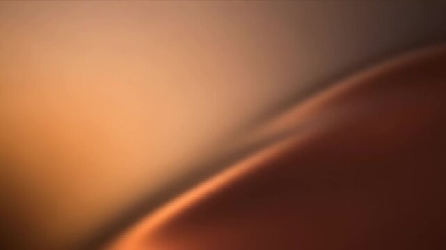 Warm Abstract Soft Orange Gradient with Gentle Curve.