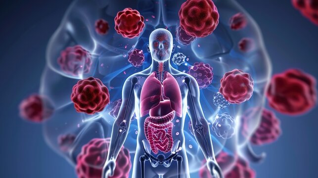 Leukemia Awareness & Medical Education - Informative Visuals on Types, Risk Factors, Symptoms, Early Detection, Diagnosis, Treatment & Prevention, Healthcare Concept for Physicians, Patients, Public H