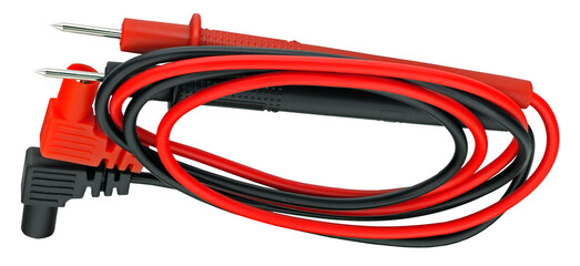 two electrical multi or voltage meter probes