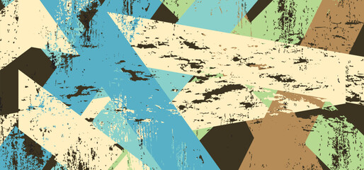 Abstract Grunge Roller Texture Set with Distressed Paint Brayer Stripes and Grainy Print Effect, Grungy Paint Stroke Textures with Urban Distressed Grain and Rough Brayer Stripe Set