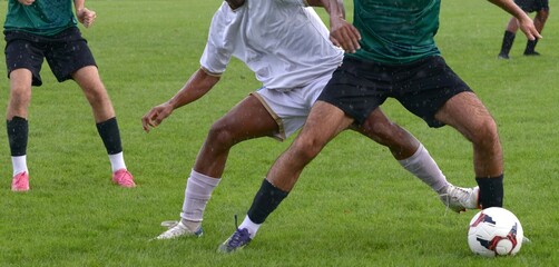 Obraz premium duel au football