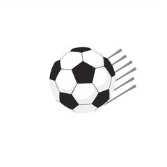 Obraz premium A black and white soccer ball with a unique spiked design on one side.