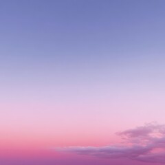 Dreamy Pastel Gradient Sky with Soft Clouds