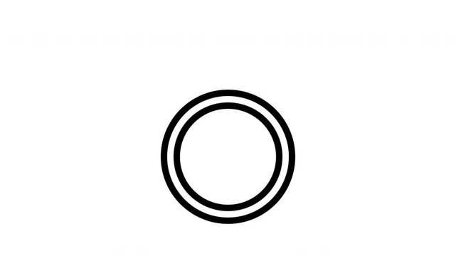 Fundraising Growth Icon Animation with Transparent Alpha Channel for Startup Investment and Business Promotion Videos