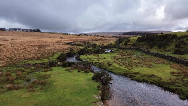 Pretty streams run through Dartmoor 